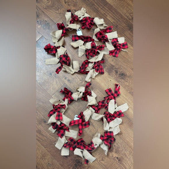NWT rustic Christmas garland 2 sets 72” each - Picture 1 of 4